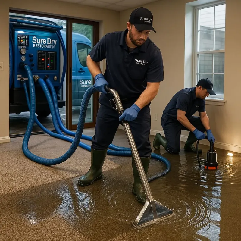 Water Extraction and Removal process in Crestwood, MO